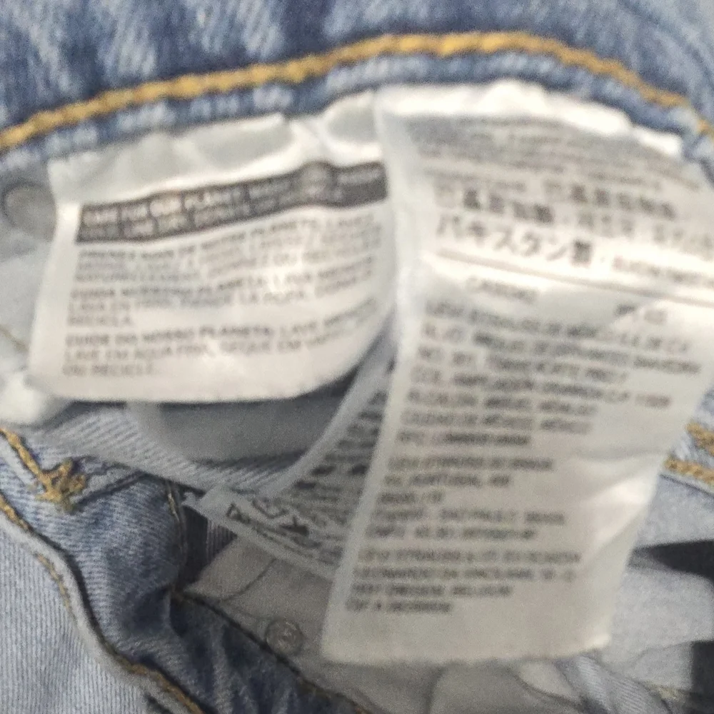 Levi's Classic Blue Denim Jeans 531 Distressed, Cozy, 38 X 32
